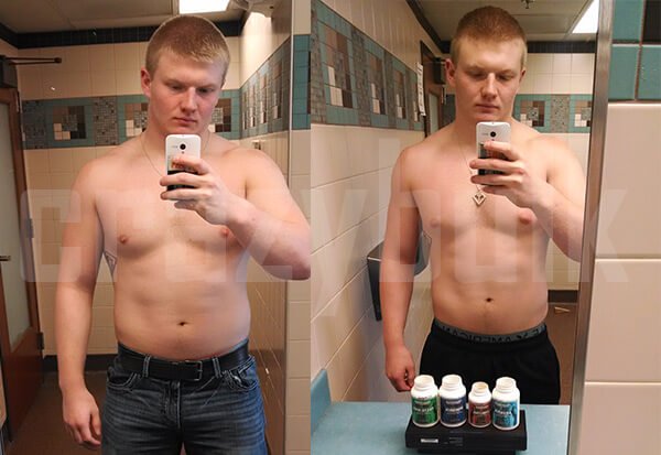 Riley L before and after crazy bulk cutting stack review