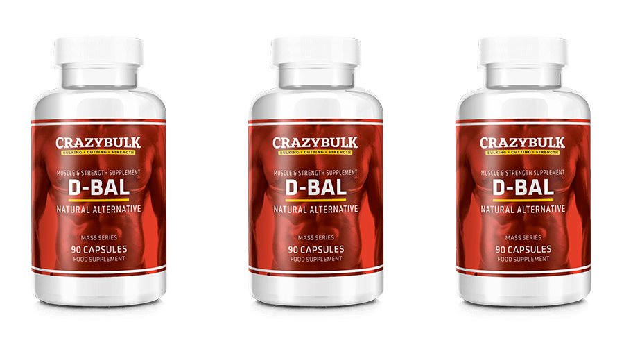 D-Bal review 3 Bottles of crazy bulk top legal steroid alternative for muscle gain