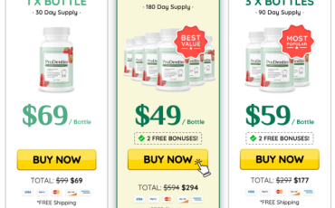 prodentim bottles pricing